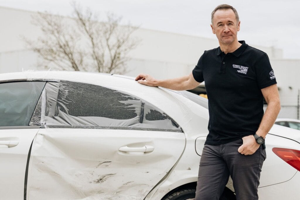 Murphy wants to avoid young drivers being involved in crashes like this.