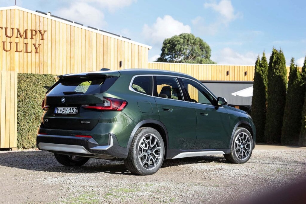 BMW iX1 at rest somewhere.