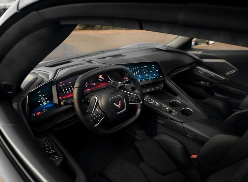 Interior of Stingray R reconfigured for 2026.
