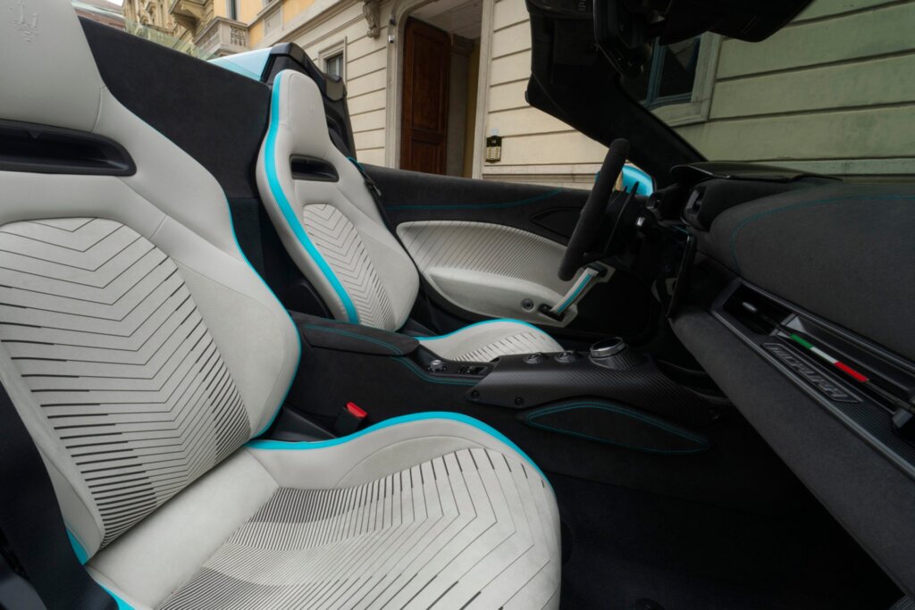 What it's like inside, with all that Alcantara.