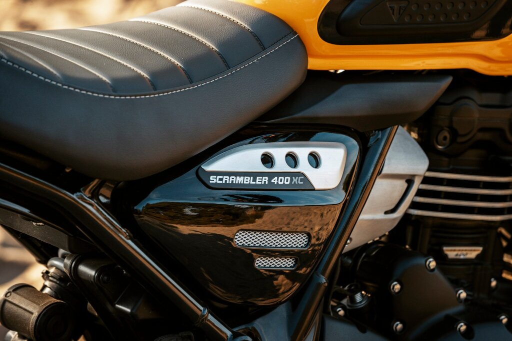 XC builds on other off-road Triumphs with this nomenclature.