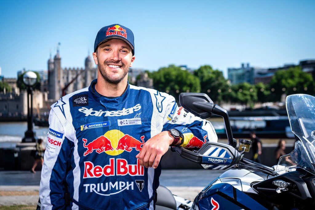 All smiles before setting out...