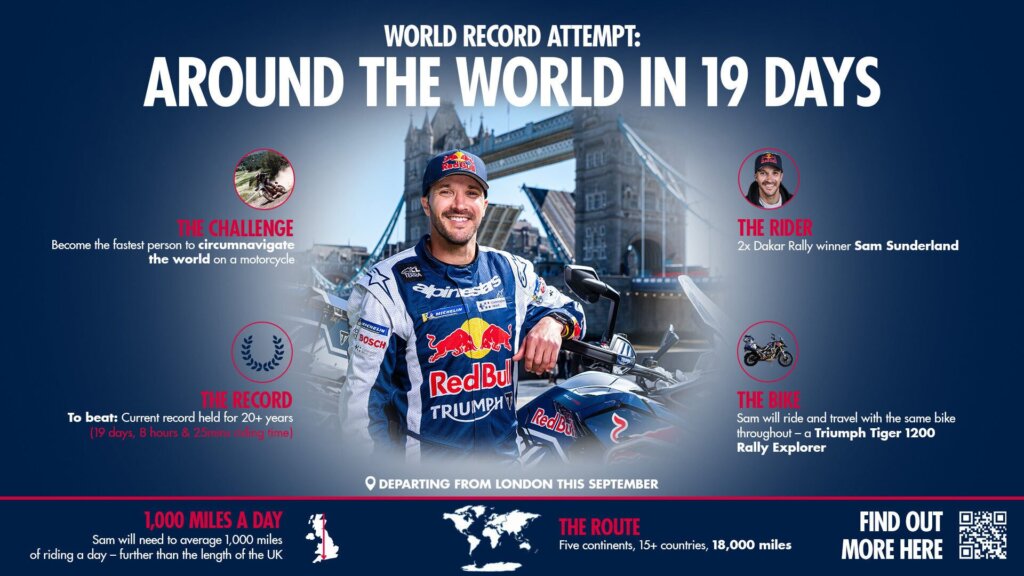 The agenda for the world record attempt.