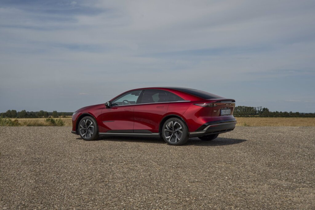 Light reflects off the concave lateral surfaces.