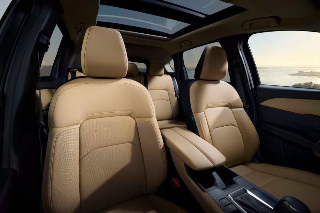 Plush looking seats, possibly the nappa leather-clad ones here.