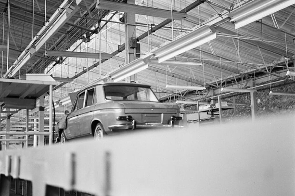 And the other end of the first car off the line.