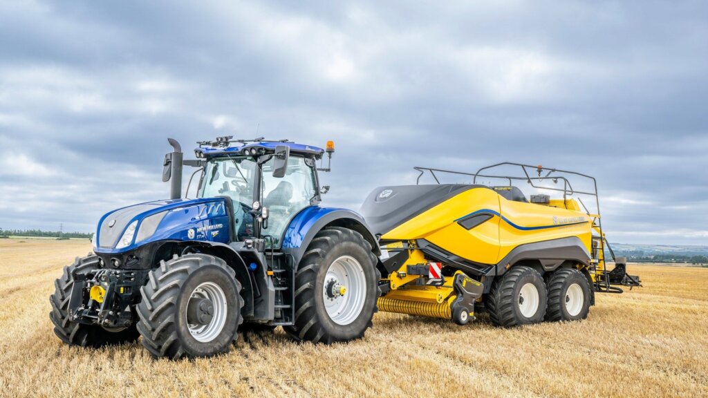 Big rig down on the farm.