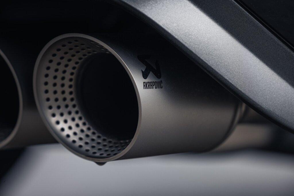 Akra exhaust should make it sound the business.