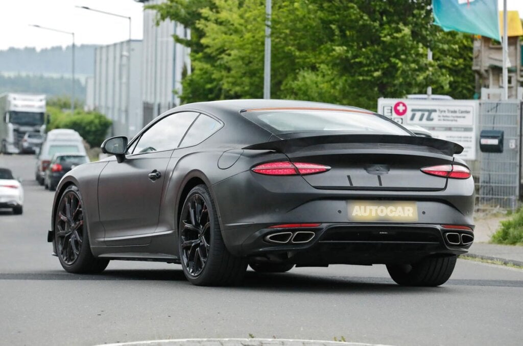 Plenty of aggression at the rear of the car.