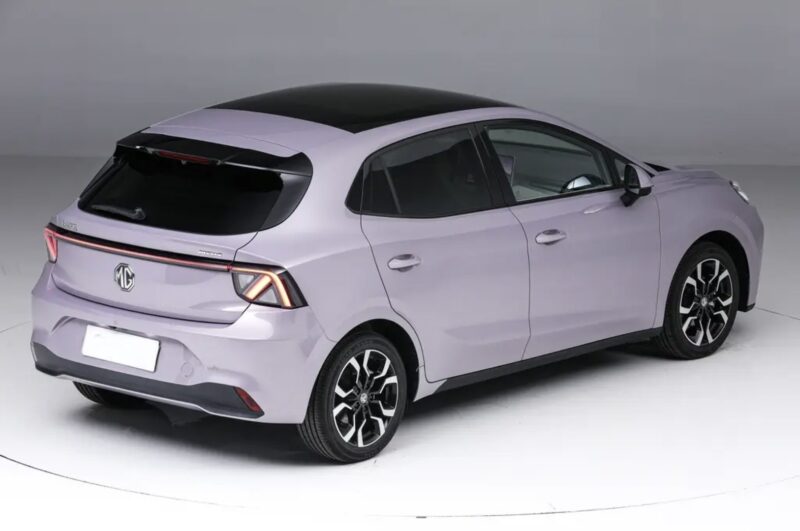 Another shot from the rear, showing panoramic sunroof.