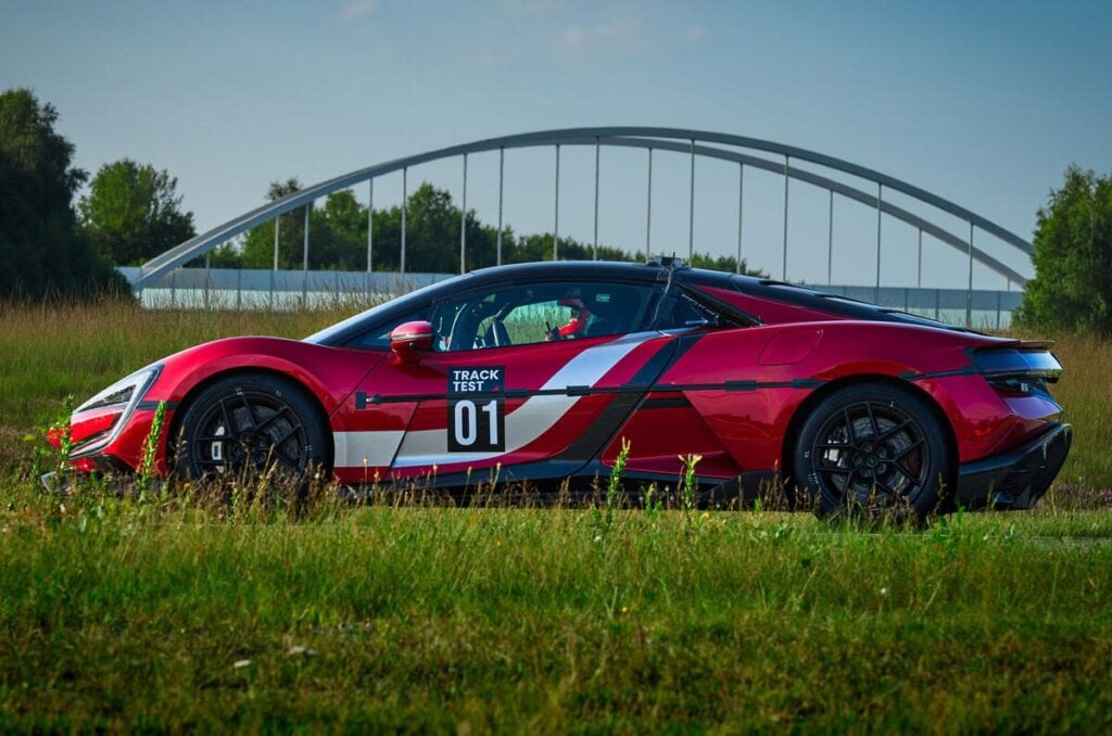 The car that set the new EV world record for top speed.