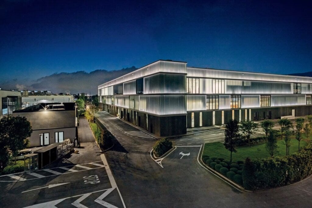 The new E-building that will produce everything electric for the brand.