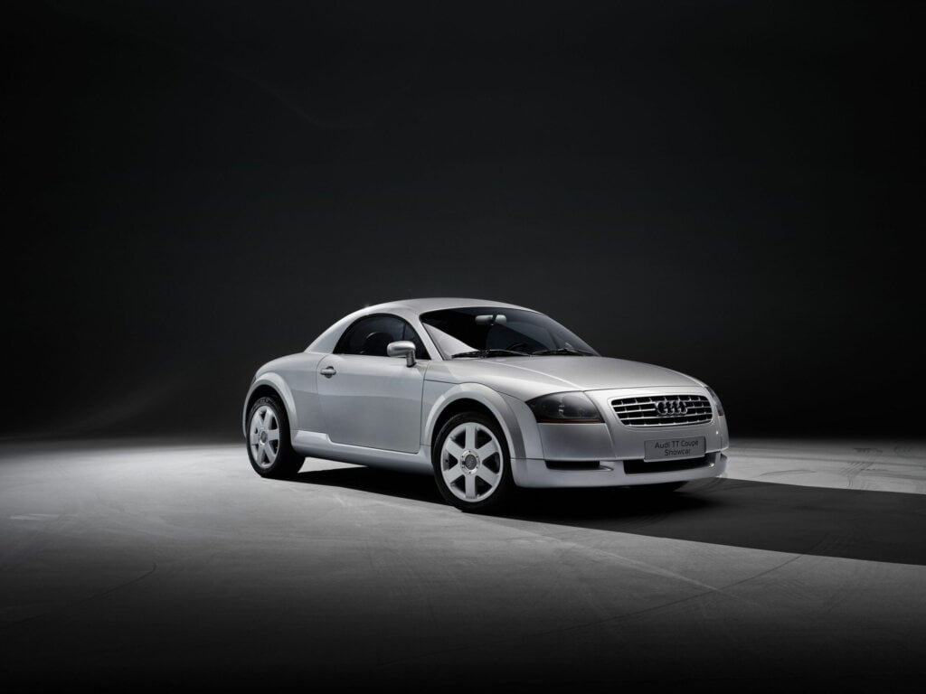 The TT was first shown in 1995 and looked like this.