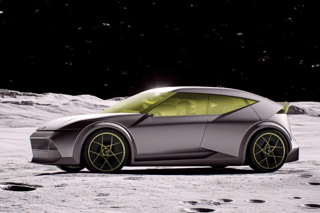 Some of the wild concept 3 features will fall by the wayside but this is said to be close to Ioniq 3 otherwise.