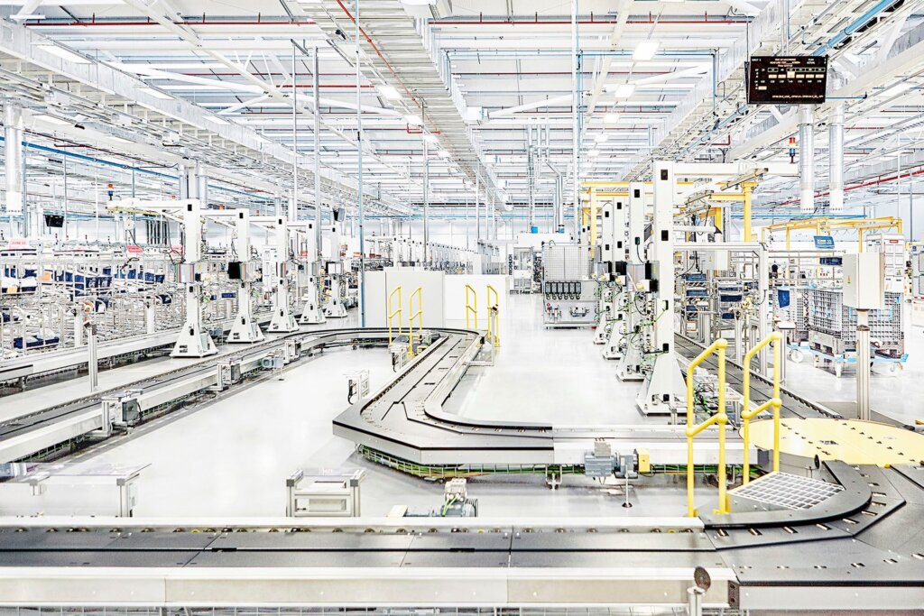 Idled JLR production facility.