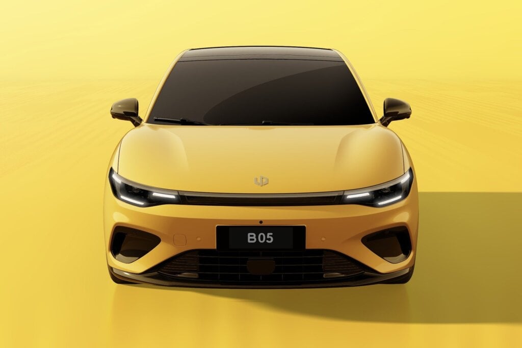 Leapmotor B05 appeals to a younger, urban audience. Bright colours too we'd guess.