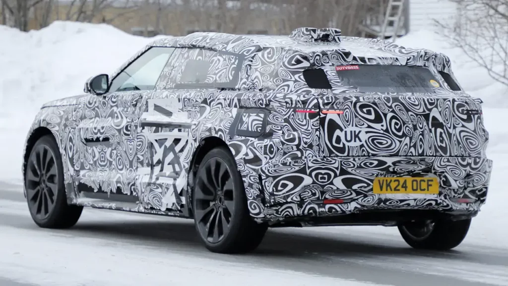 The coupe-style SUV look is clearly apparent in this image.