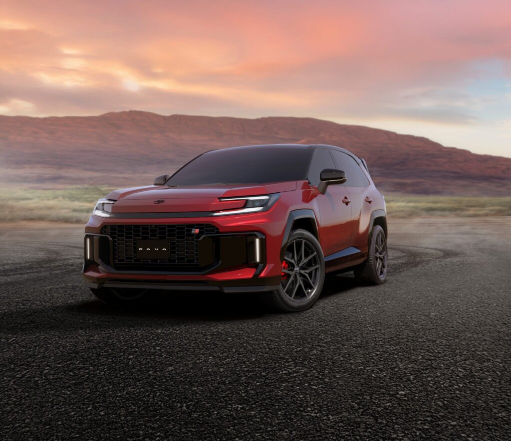 Next-gen RAV4 is looking good with its new C-shaped headlights.