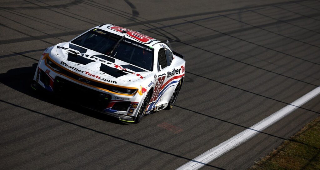 SVG in action on a road course.