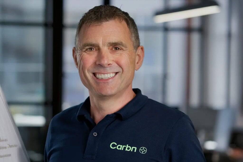 One of the founders of Carbn, Shaun Drylie.