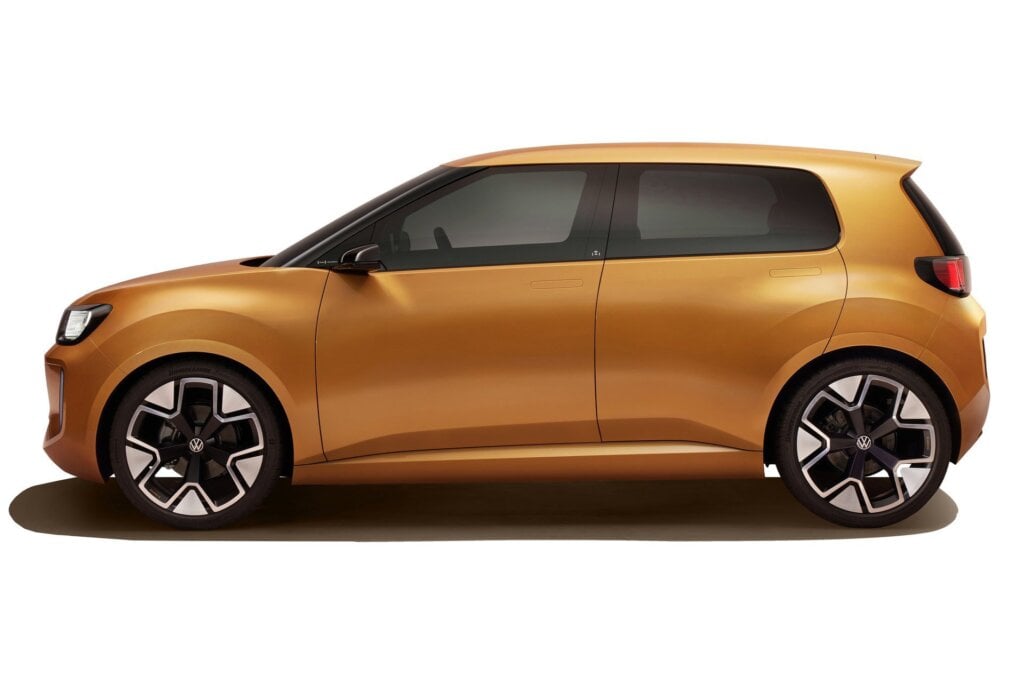 Simple cute looks for VW's new electric city car.