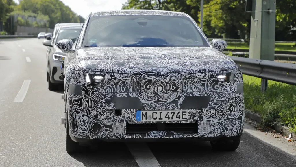 Neue Klasse influences seen everywhere in this disguised iX1 tester.