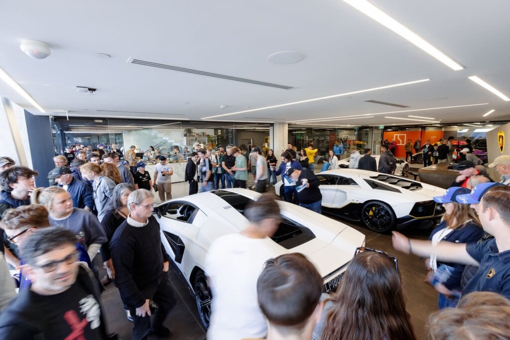 Lambos clearly popular at the supercar event.
