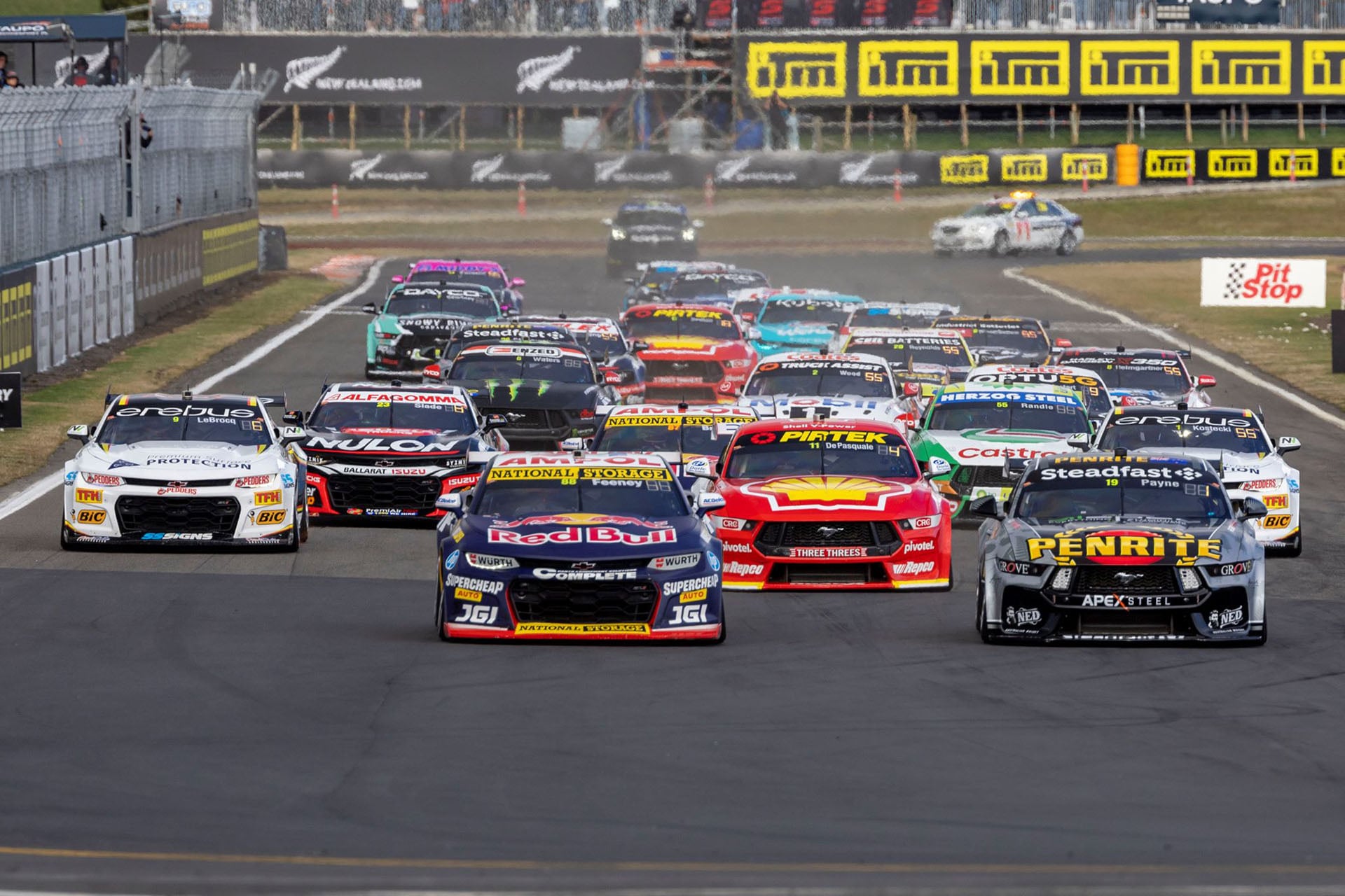 race cars at Taupo