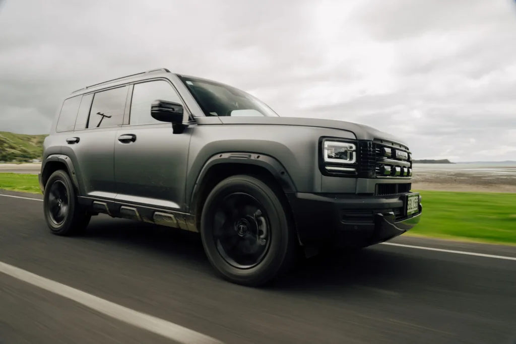 Mystic Grey Haval H7 driving on a coastal road